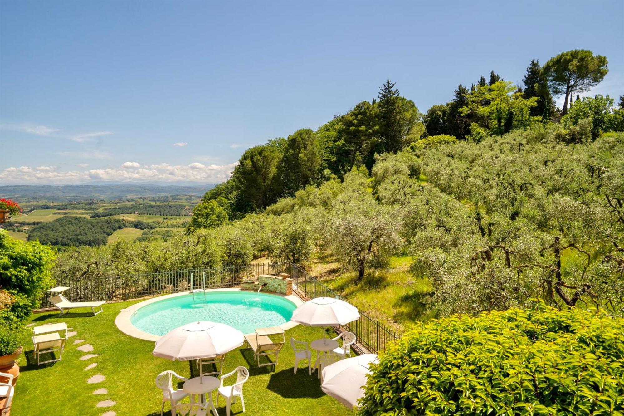 Aparthotel Casa Vacanze Con Piscina A San Gimignano Extérieur photo